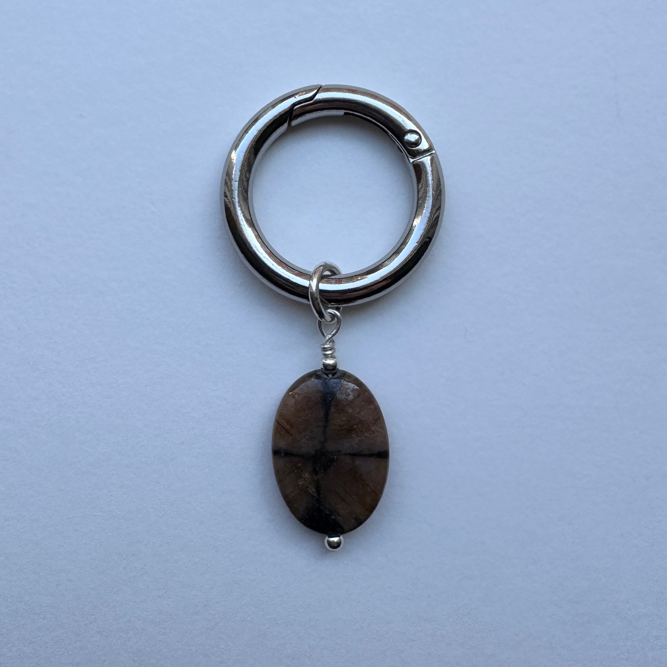 Cross Stone Charm